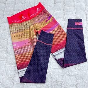Adidas Stellasport Climalite Leggings Stella McCartney Long Tight‎ Gym Pants XS